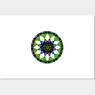 Circle Mandalas 117 (Style:52) Posters and Art